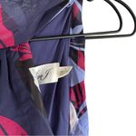 Eliza J  Print Tie Waist Wide Leg Jumpsuit 4 Floral‎ Purple Burgundy High Neck Photo 8