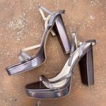 H by Halston H halston metalic stiletto heels Photo 3