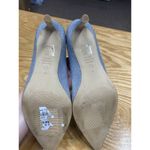 Stuart Weitzman Heels Womens 10 Blue Slip On Sparkle High Stiletto Heel Pump S35 Photo 8