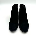 Eileen Fisher  Suede Leather Black Ankle Casual Everyday Zip Up Bootie 8 Photo 3
