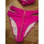 Hot Pink Cut Out Bikini Size Medium Photo 8