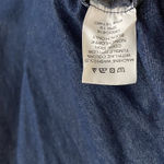 Draper James Denim Shift Dress Women's Size 8 3/4 Flare Sleeve Ruffle Above Knee Photo 6