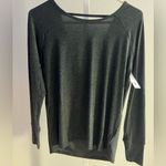 Spanx soft stretch Open-Back Long Sleeve Top Green Heather size XS Photo 2