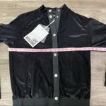 Moschino Love  Black Corduroy Bomber Jacket Women’s IT 44 / US 10 NWT Photo 4
