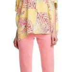 Lilly Pulitzer Pink Size 4 32" Straight Leg Jeans Denim Pants Women's Low Rise Photo 0