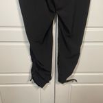 Athleta Aspire Ankle Pants Womens Size 14 Black Zip Pocket Ruched Leg Photo 5