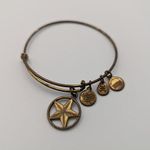 ALEX AND ANI  Star of Strength Bracelet Bangle Charm Gold Adjustable Photo 0