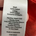 Talbots  Oasis Palm Voile Fit & Flare Cotton Midi Dress‎ Red Palm Tree Size 10P Photo 10