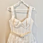 Zimmermann  The High Tide Mesh Embroidered Mini Dress Size 2 /Medium Photo 7