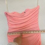 House Of CB  'Ivana' Apricot Gathered Asymmetric Dress NWOT‎ size S Photo 8