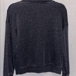 Hippie Rose  WASHED BLACK L/S SWEATSHIRT QUARTER ZIP KANGAROO POCKET SIZE M NWTS Photo 7