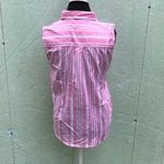 Nautica  Pink & White Striped Tie Waist Top S NWT Photo 8