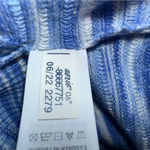 Aerie  Offline Oversized Sweatshirt Ribbed Quarter Zip Blue Space Dye Size Small Photo 6