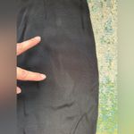 Evidence Vintage black maxi skirt with silver metal accents, size 9 Photo 6