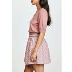 Hill House  Delphine Nap Mini Skirt, Rose Circular Lattice, Large Photo 1
