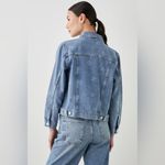 Rails Denim Jacket  Lady Liberty Outerwear Fall Winter Size L NWT Photo 2
