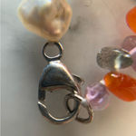 Honora White Petal Keshi Pearl And Gemstone Necklace And Bracelet Set Amethyst Red Photo 4