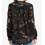 Johnny Was  Biya Picassa heavily embroidered blouse NWT RARE Photo 2