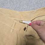 Poetry Women's Linen Tapered Pants Sz 16 US 12 Beige Natural Relaxed Fit Barrel Photo 5