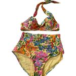 Adore Me 2 Piece Floral Swimsuit Bra Underwired 32C Women Sz Small NWOT | 6-38 Photo 0
