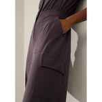 Athleta New 14 Brooklyn Utility Jumpsuit Shale Size 14 Photo 2