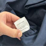 Fame and Partners  Navy Blue Mini Cocktail Dress Ruffle Layered Cotton Size Small Photo 5