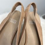 Eileen Fisher Slingback Heels Womens Size 7 Leather Quiet Luxury Minimalist Work Photo 6