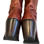 Fossil Felicia Genuine Leather Woven Braided Tall Riding Boots, Sz 6 Photo 13