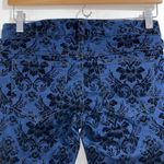 Free People jeans pants Indigo Jacquard Copperhead Flocked skinny stretch 25 Photo 4