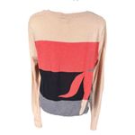 Anthropologie Shae by multi colored long sleeve stretchy pullover sweater small Photo 6