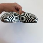 LK Bennet Savannah Leather Striped Pointed Ballet Flats Black and White Size 5.5 Photo 6