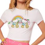 Hello Kitty 🆕 Rainbow Crop Top Photo 3