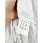 Mother of All Giselle Cotton Wrap Mini Dress in White Long Sleeve XS Photo 2