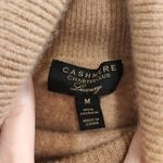 Charter Club  100% Cashmere Tan Turtleneck Sweater Size XS Petite Photo 1
