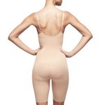 SKIMS Women's  Sculpting Seamless Med Thigh Bodysuit Nude Size L/XL EUC #0468 Photo 2