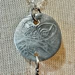 Turkish RARE Empire SILVER COIN carnelian pendant necklace Orange Photo 3