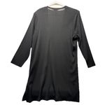 Misook Exclusively  Black Duster Ribbed Cardigan Women's Size XL Photo 5