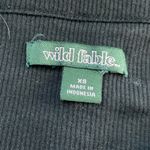 Wild Fable Black Cropped Long Sleeve ~ Photo 1