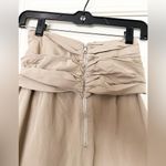Rokh Twisted Wrap Midi Skirt Tan Size XS Photo 7