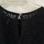 Free People Size Small Black Lace Sweater Dress Puff Sleeve Excellent Condition Photo 5