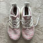 Adidas Women's Ultra Boost Pink and White Sneakers Photo 7