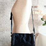 Coach  Black Leather Soho‎ Crossbody Bag One Size with White Stitching Photo 1
