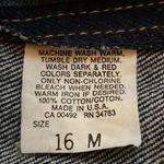 Lee  Ms. Rider Women's Deadstock 1980s Straight Leg Denim Jeans Size 16‎ NWT Blue Photo 8