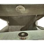 Rare Bo's Art Studio LA Silver Metallic Architectural Handbag — Wearable Art Bag Photo 3