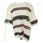 Jantzen Size Large  Short Sleeve Striped Sweater Photo 1