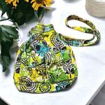 Vera Bradley Limes Up Bucket Bag Crossbody Purse Drawstring Adjustable Strap Photo 0