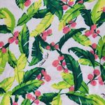 Victoria's Secret VTG Scarf 45" Pink Green Silky Tropical Floral Logo Fashion Photo 6