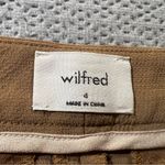 Wilfred Aritzia Pull On Crepe Flare Leg Trousers Dress Pants Size 4 EUC Tan Photo 2