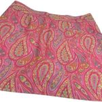 EP Sport Pink Multicolor Paisley Athletic Skort Golf Tennis Pickleball 14 Photo 5