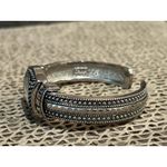 Peck & Peck Women's  Silver Tone  Cuff / Bangle Quartz Watch Working Photo 4